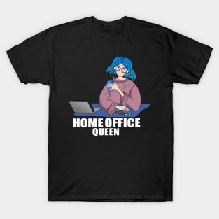 Awesome Home Office Queen Graphic Illustration T-Shirt